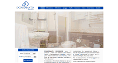 Desktop Screenshot of donnosantoresidence.com